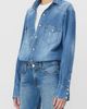 ETERNE ETERNE Ellis Snap Half-Placket Cotton Shirt - 3