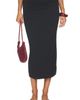 Eterne Eterne Elsa Soft Jersey Midi Skirt - 1