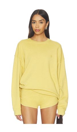 Eterne Eterne Lightweight French Terry Oversized Crewneck Sweatshirt