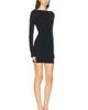 Eterne Eterne Long Sleeve Boatneck Mini Dress - 2