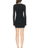 Eterne Eterne Long Sleeve Boatneck Mini Dress - 3