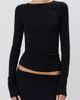 ETERNE ETERNE Long Sleeve Fitted T-Shirt - 1