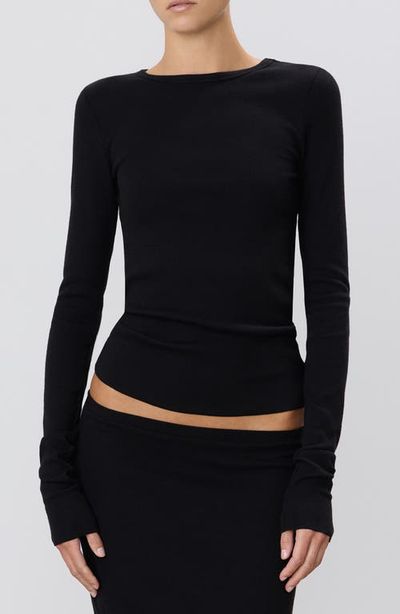 ETERNE ETERNE Long Sleeve Fitted T-Shirt