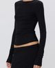 ETERNE ETERNE Long Sleeve Fitted T-Shirt - 3