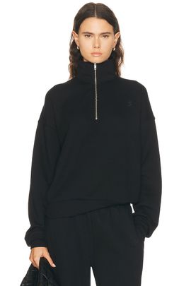 Eterne Eterne Oversized Half Zip Sweatshirt