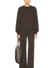 Eterne Eterne Wide Leg Cotton Cashmere Lounge Pant - 5
