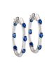 Etho Maria Women's Dolce 18K Gold & Gemstone Inside-Out Hoop Earrings - 1