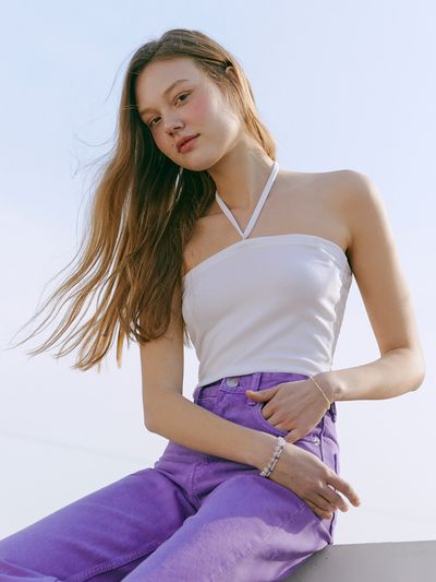 ETMON 2-Way Lace Sleeveless Top