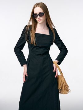 ETMON Bolero Layered Dress - Black
