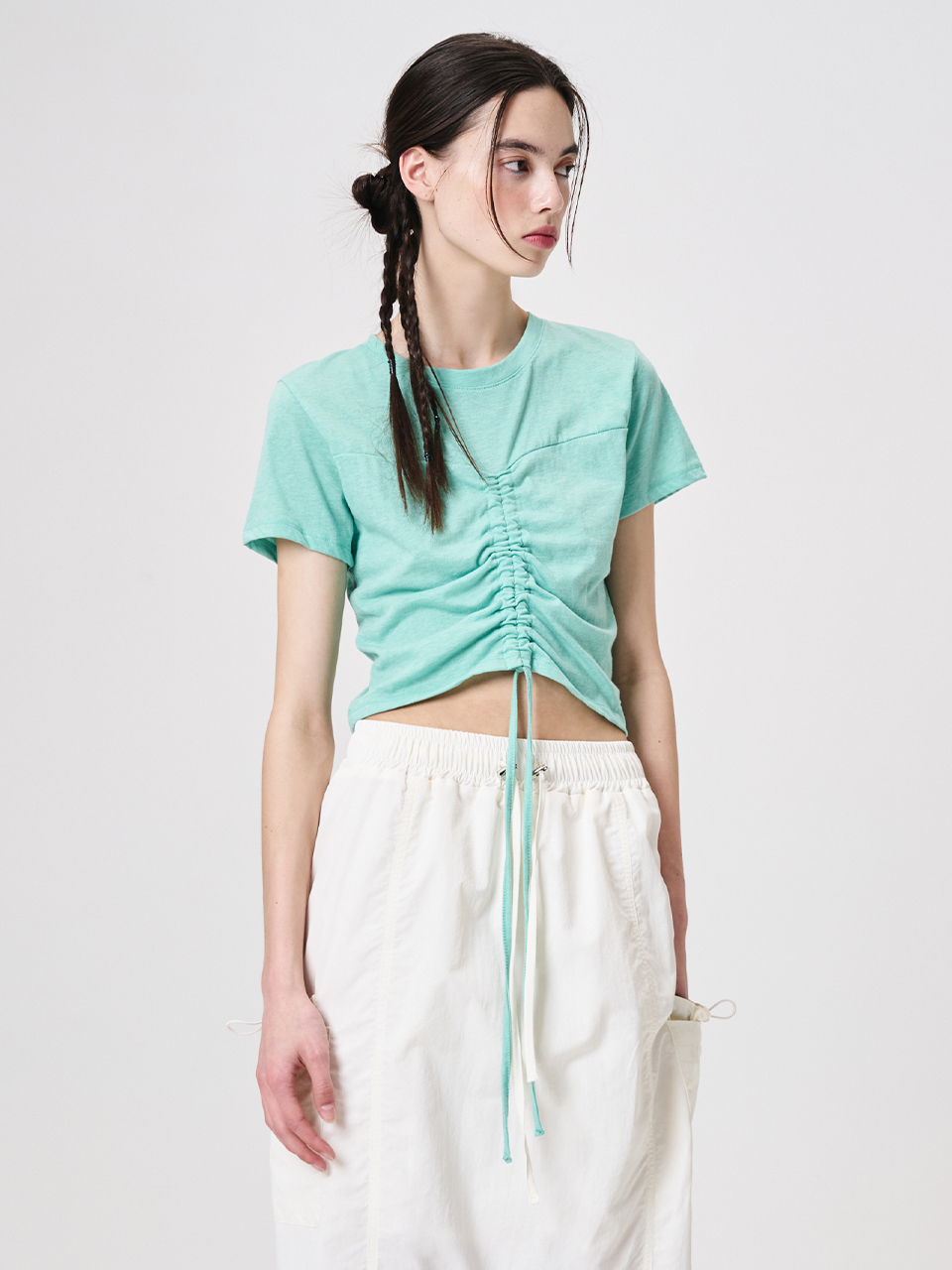ETMON Heart String T-Shirt_Green