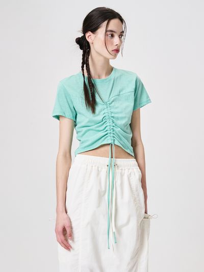 ETMON Heart String T-Shirt_Green