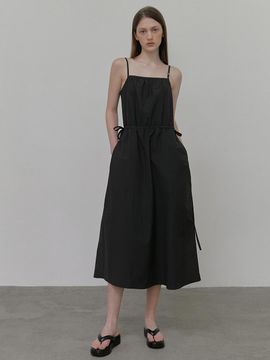 ETMON Slip Logo String Dress_Black