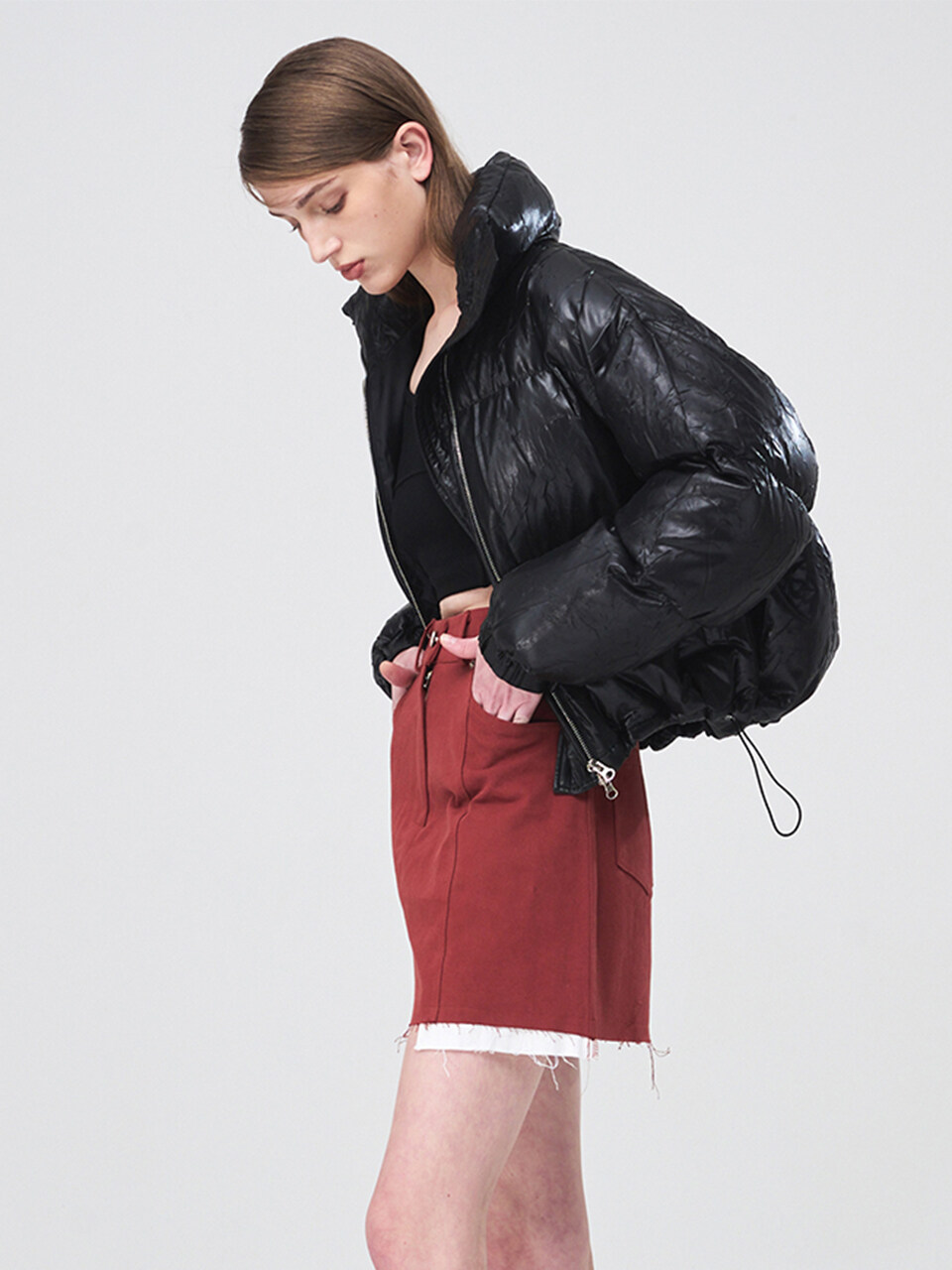 ETMON String Down Jumper _ Black