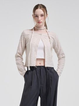 ETMON Wave Scarf Cardigan
