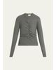 Etoile Isabel Marant Delsea Ruched Long-Sleeve Top - 1