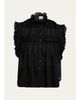 Etoile Isabel Marant Dersia Embroidered Voile Top - 1
