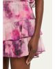 Etoile Isabel Marant Jocadia Tie-Dye Cotton Ruffle Mini Skirt - 5