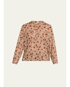 Etoile Isabel Marant Maria Floral Cotton Top