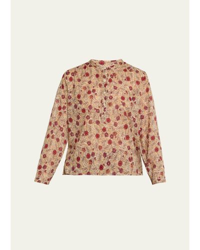 Etoile Isabel Marant Maria Floral Cotton Top