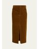 Etoile Isabel Marant Odalie Corduroy Midi Skirt - 1