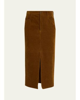 Etoile Isabel Marant Odalie Corduroy Midi Skirt