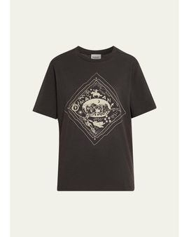 Etoile Isabel Marant Zewel Mayan-Print Cotton T-Shirt