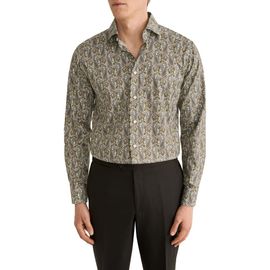 Eton Eton Contemporary Fit Paisley Cotton Shirt