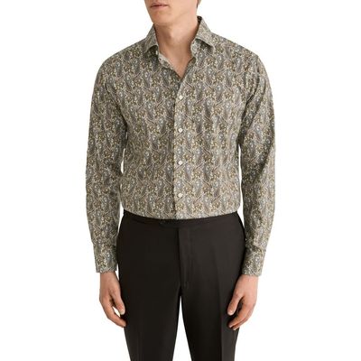 Eton Eton Contemporary Fit Paisley Cotton Shirt