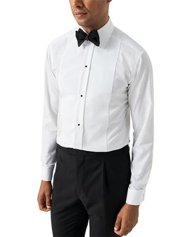 Eton Eton Contemporary Fit Pique Bib-Front Tuxedo Shirt