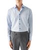 Eton Eton Contemporary Fit Twill Shirt with Contrast Buttons - 1