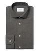 Eton Eton Cotton Contemporary Fit Solid Flannel Dress Shirt - 6