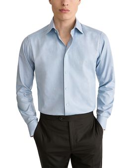 Eton Eton Cotton Slim Fit Intricate Pattern Shirt