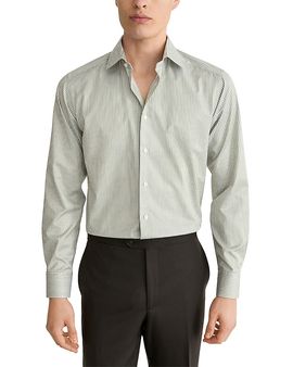 Eton Eton Cotton Slim Fit Stripe Shirt