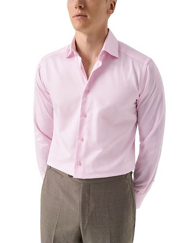 Eton Eton Cotton Stripe Dress Shirt
