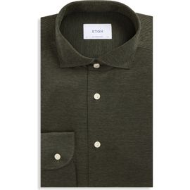 Eton Eton Filo di Scozia Cotton Button Front Shirt