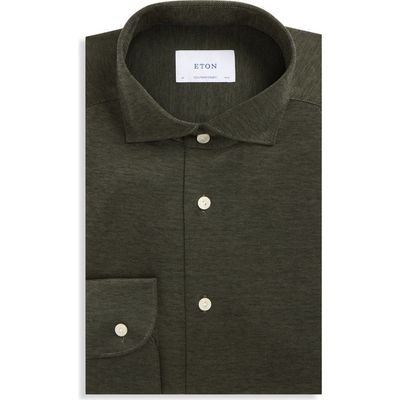 Eton Eton Filo di Scozia Cotton Button Front Shirt