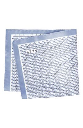Eton Eton Neat Floral Oxford Silk Pocket Square