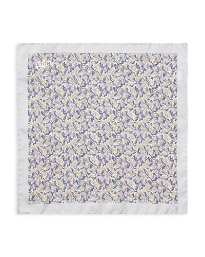 Eton Eton Paisley Tucano Silk Twill Pocket Square