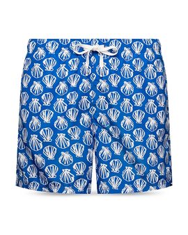 Eton Eton Printed Drawstring 5 Swim Trunks
