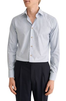 Eton Eton Slim Fit Check Cotton & Tencel Lyocell Shirt