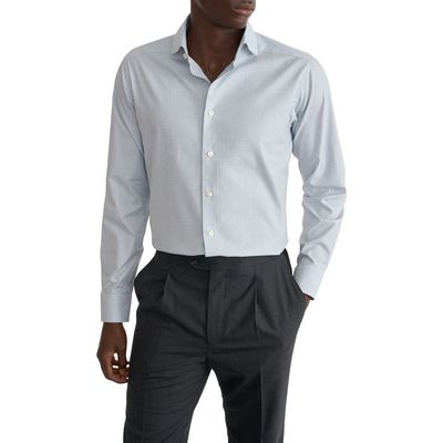 Eton Eton Slim Fit Checked Cotton Shirt