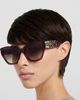 Etro Etro 55mm Rectangular Cat Eye Sunglasses - 5