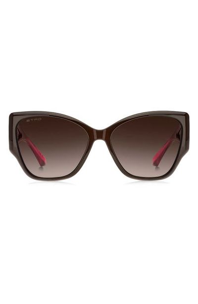 Etro Etro 59mm Gradient Cat Eye Sunglasses