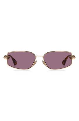 Etro Etro 59mm Rectangular Sunglasses