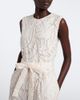 Etro Etro Belted giupure lace cotton maxi dress - 3
