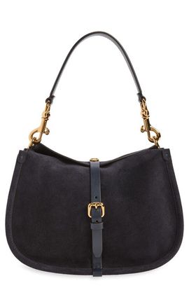 Etro Etro Belted Suede Hobo Bag