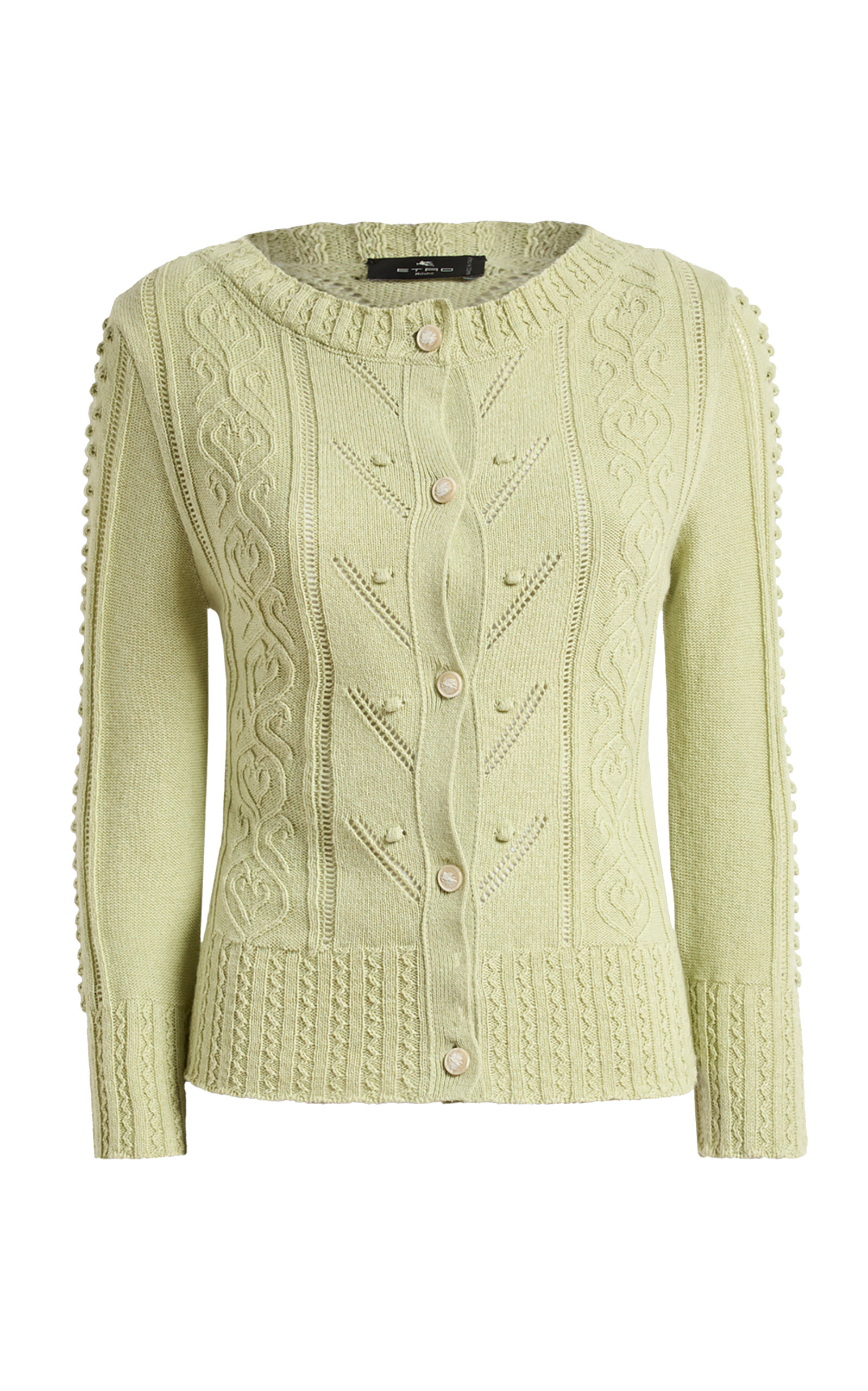 Etro Etro Buttoned CottonCashmere Cardigan