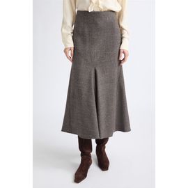 Etro Etro Check Wool Midi Skirt