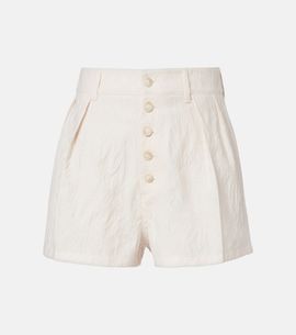 Etro Etro Cotton-blend jacquard shorts