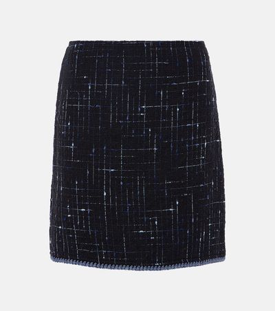 Etro Etro Cotton-blend tweed miniskirt